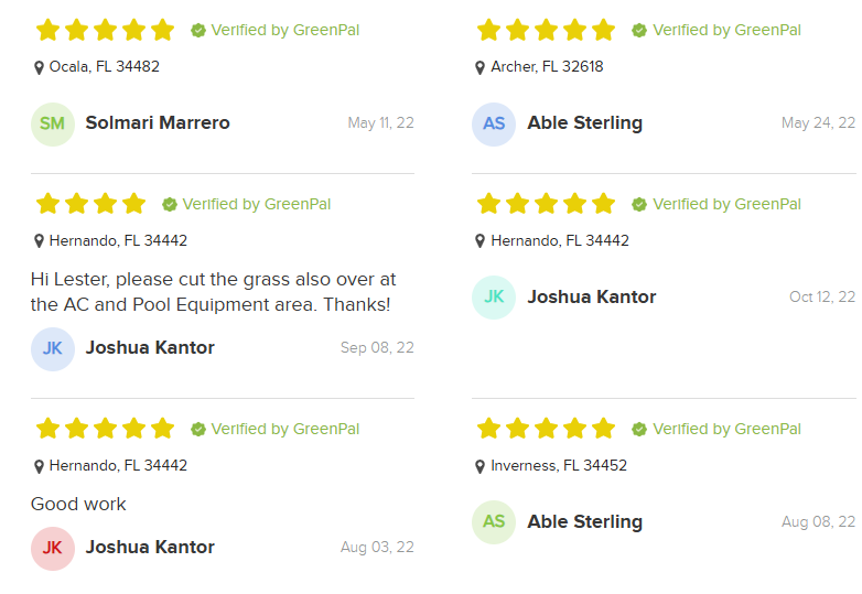 Real customer review